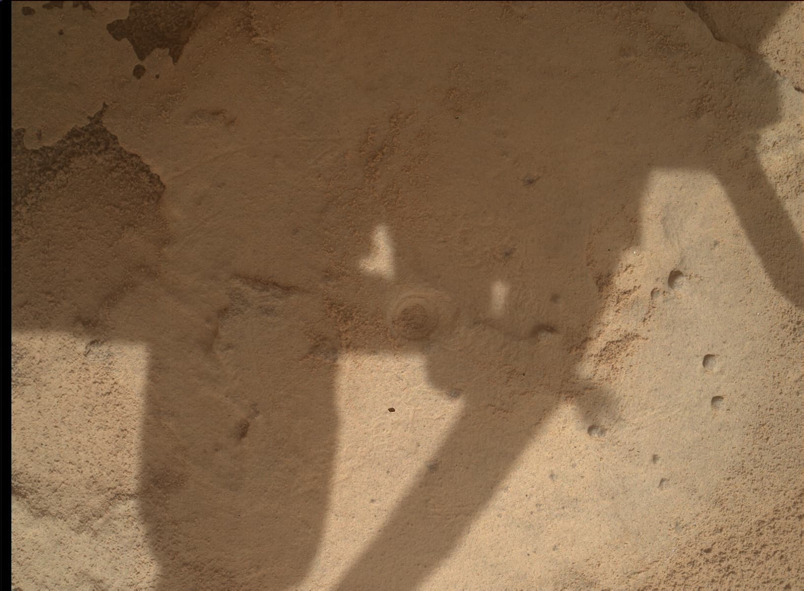 Foto de Marte da câmera MAHLI