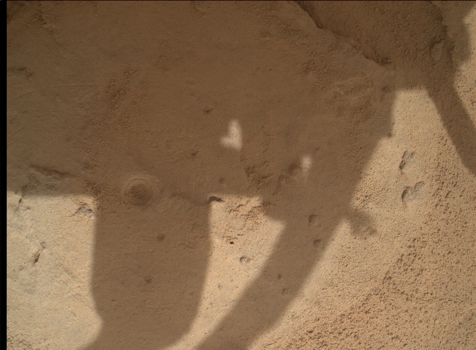 Foto de Marte da câmera MAHLI