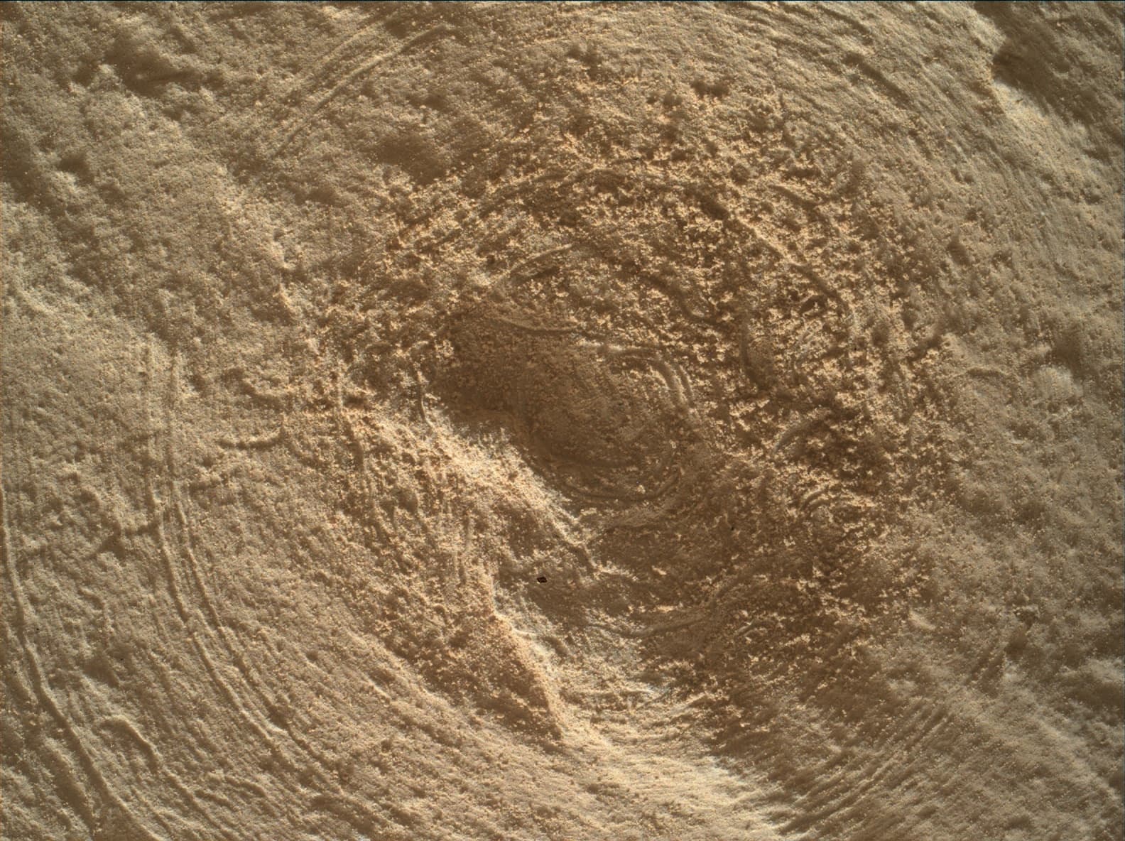 Foto de Marte da câmera MAHLI