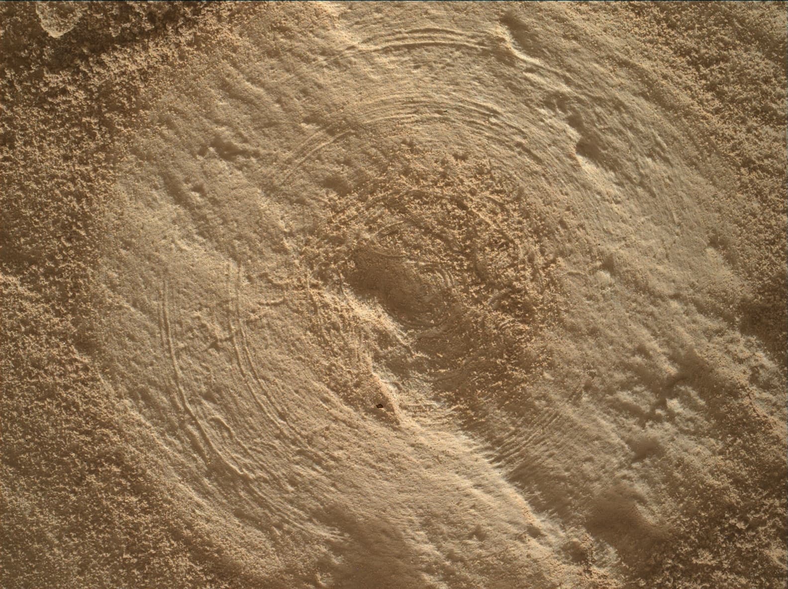 Foto de Marte da câmera MAHLI