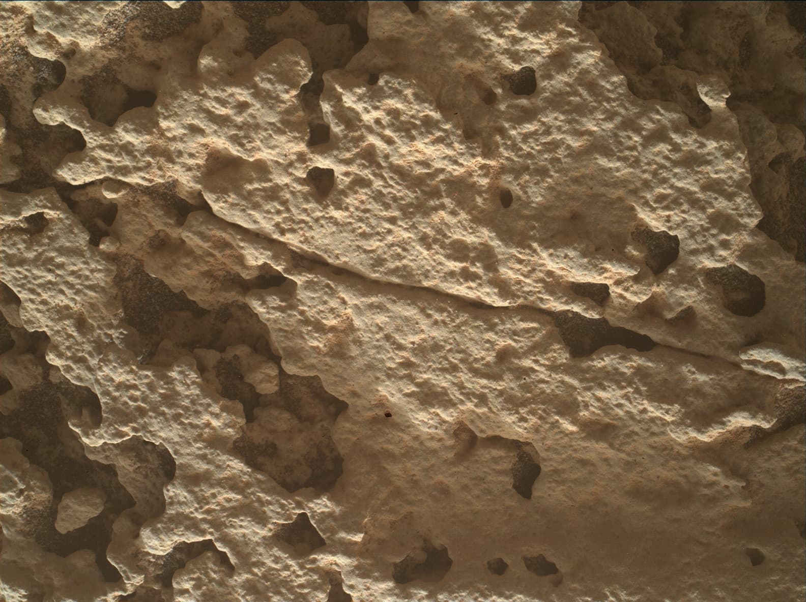 Foto de Marte da câmera MAHLI