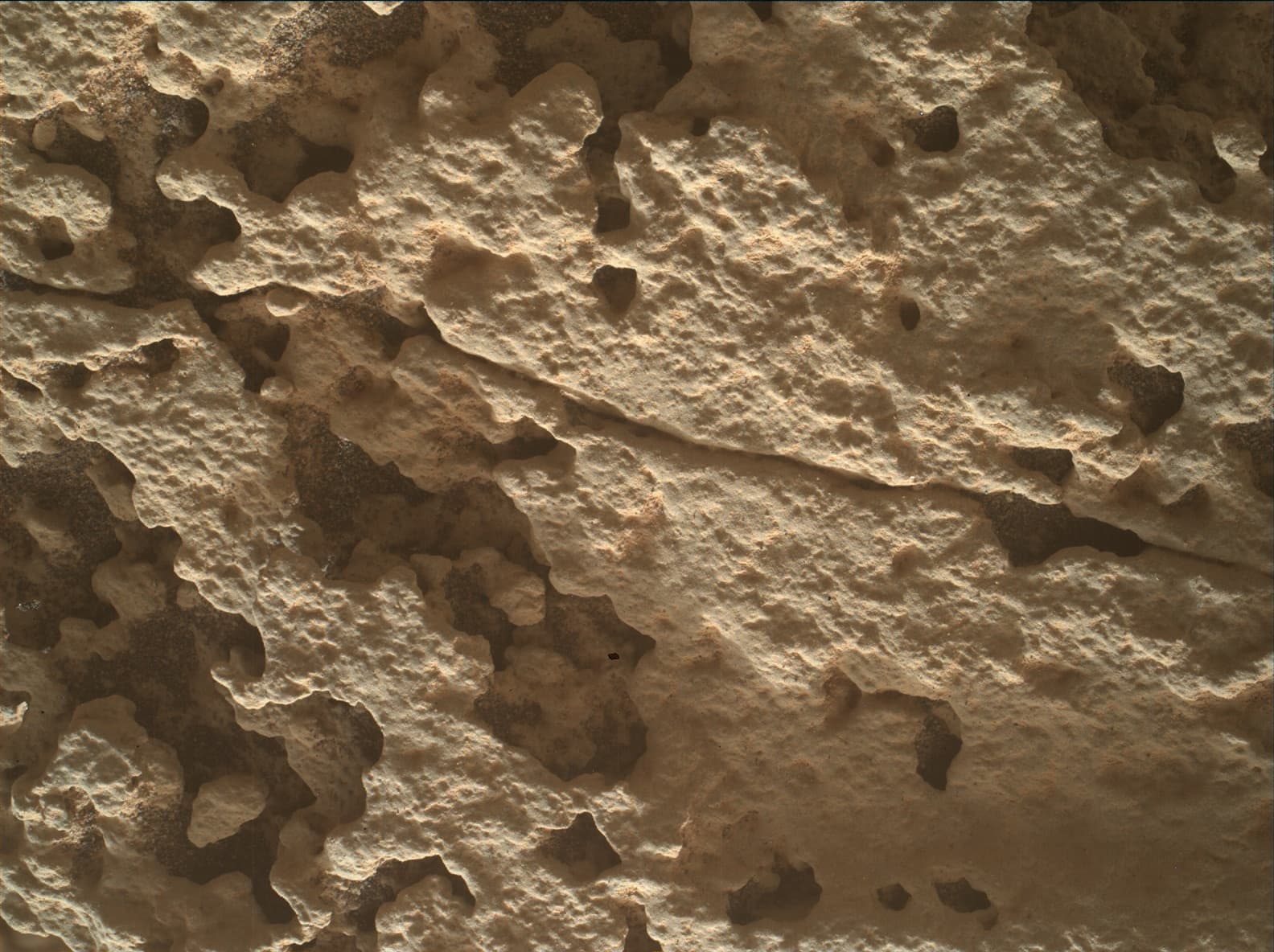 Foto de Marte da câmera MAHLI