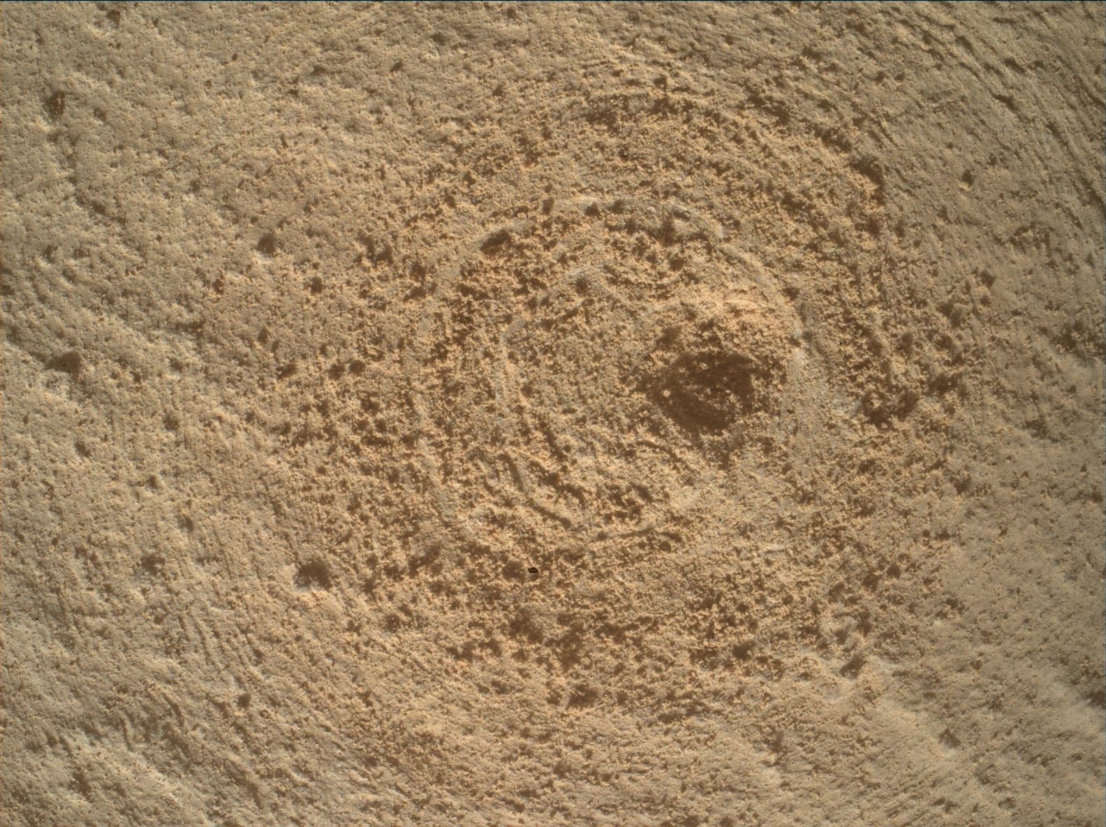Foto de Marte da câmera MAHLI