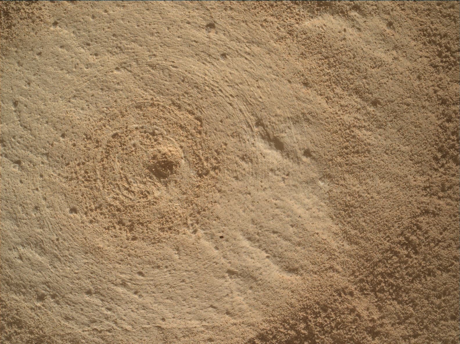 Foto de Marte da câmera MAHLI