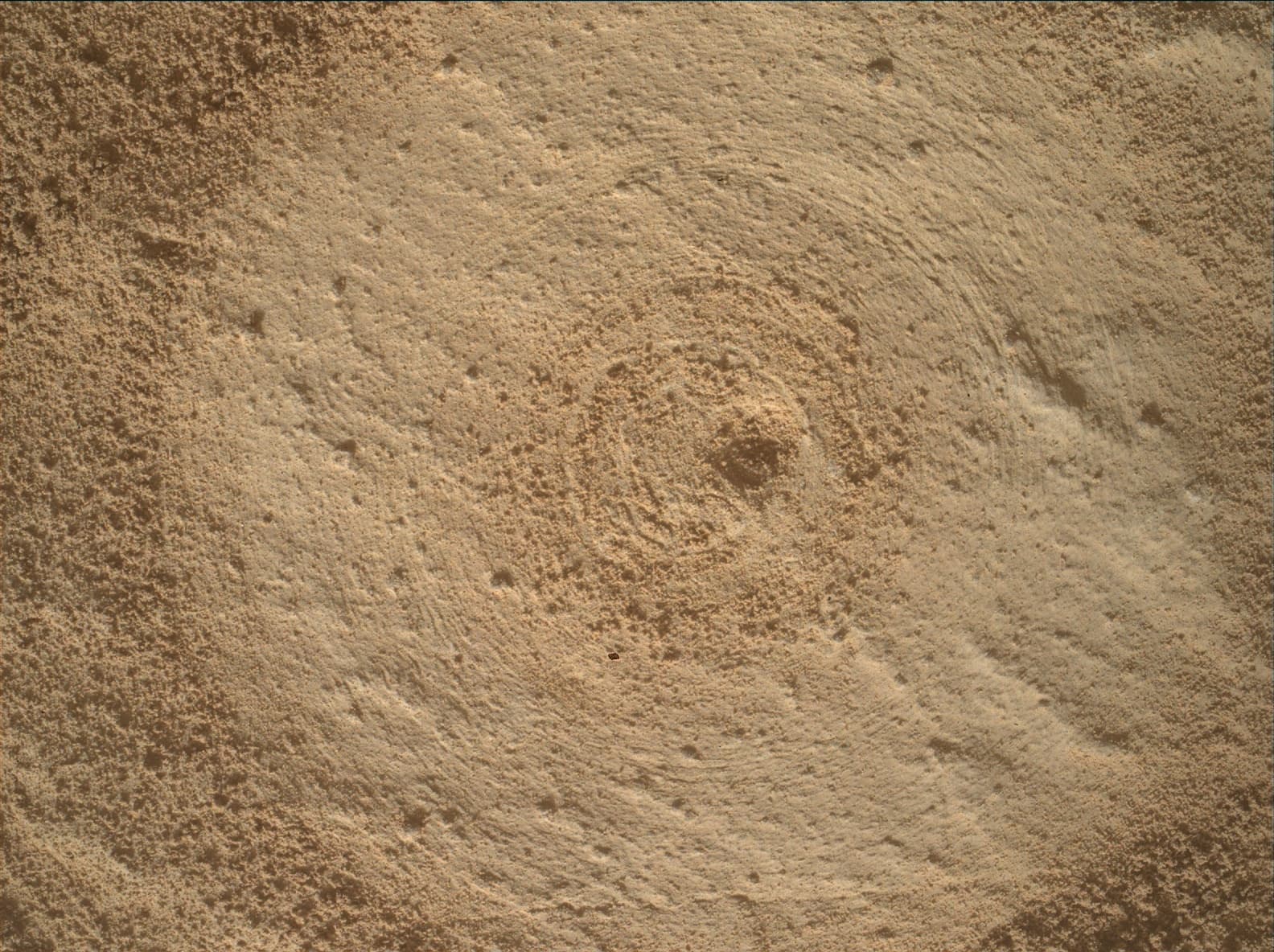 Foto de Marte da câmera MAHLI