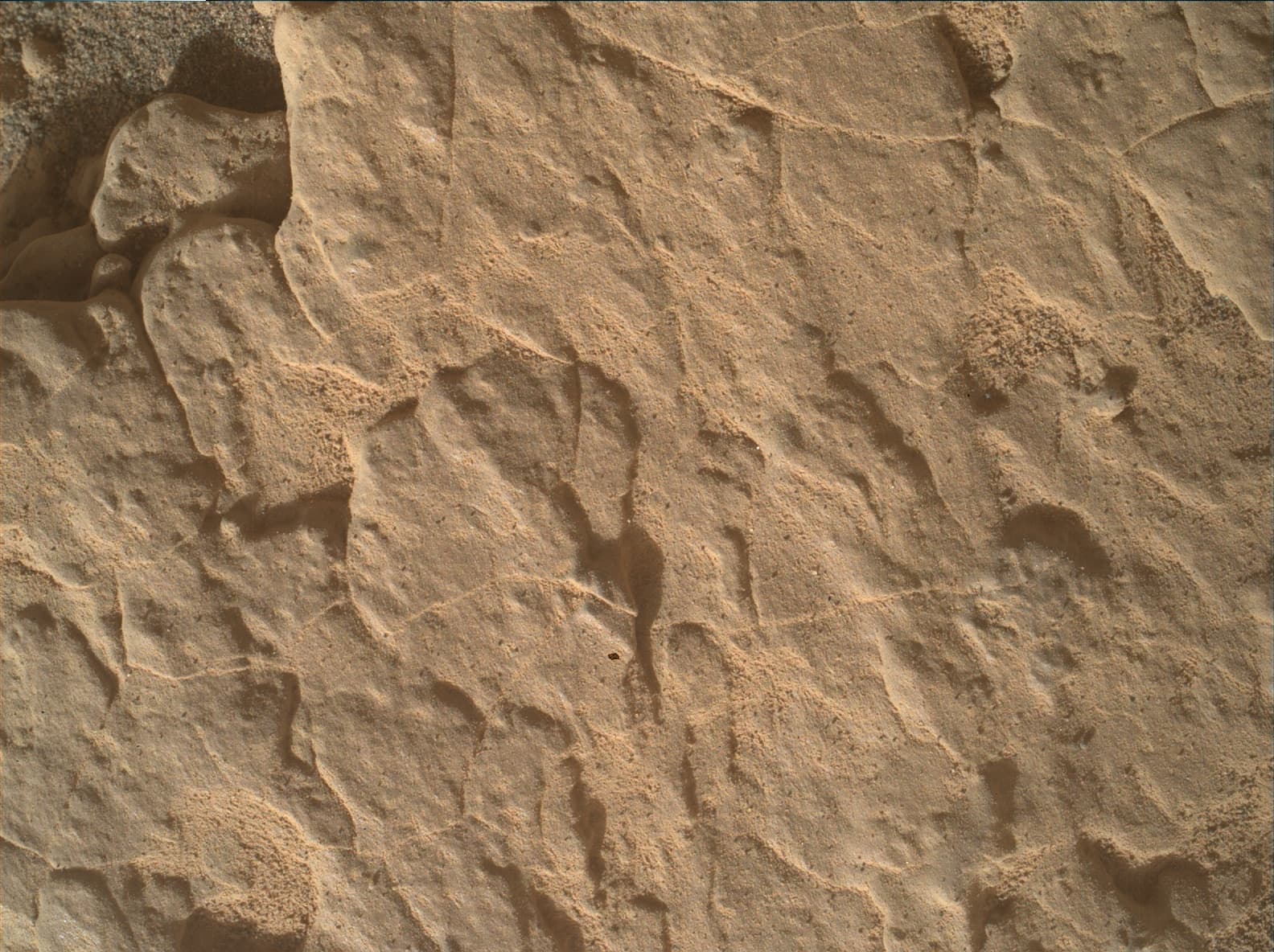 Foto de Marte da câmera MAHLI