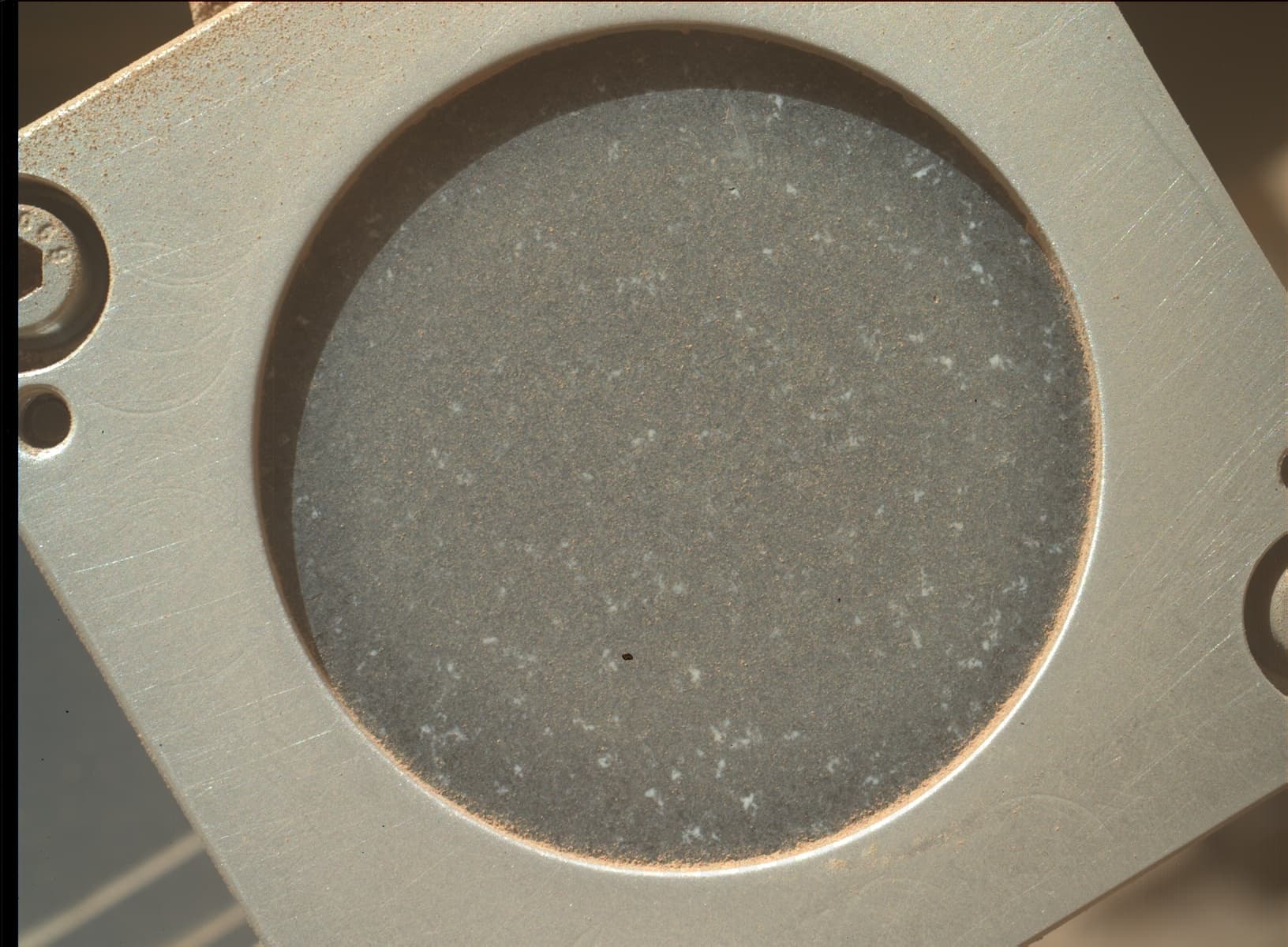 Foto de Marte da câmera MAHLI