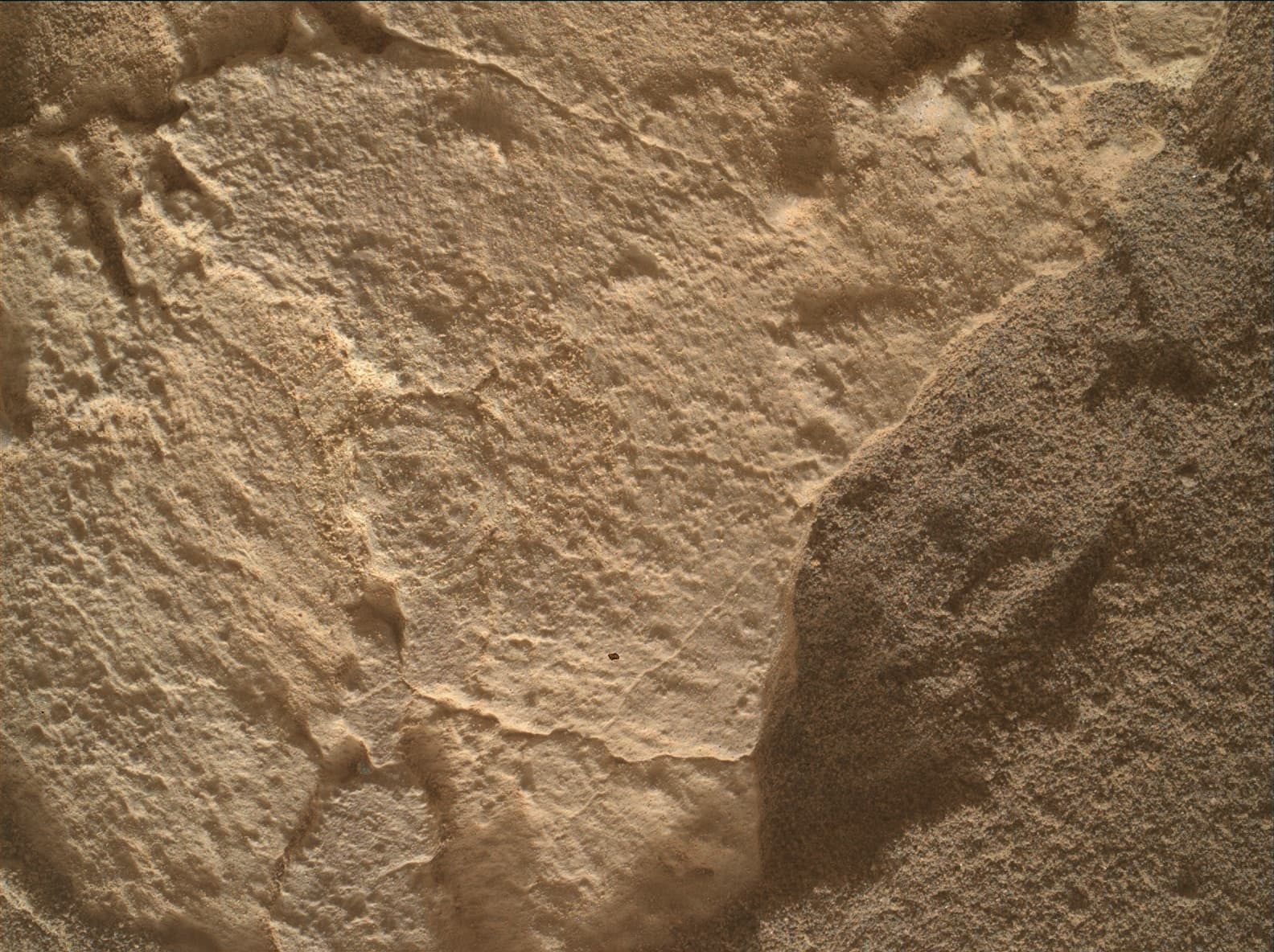 Foto de Marte da câmera MAHLI