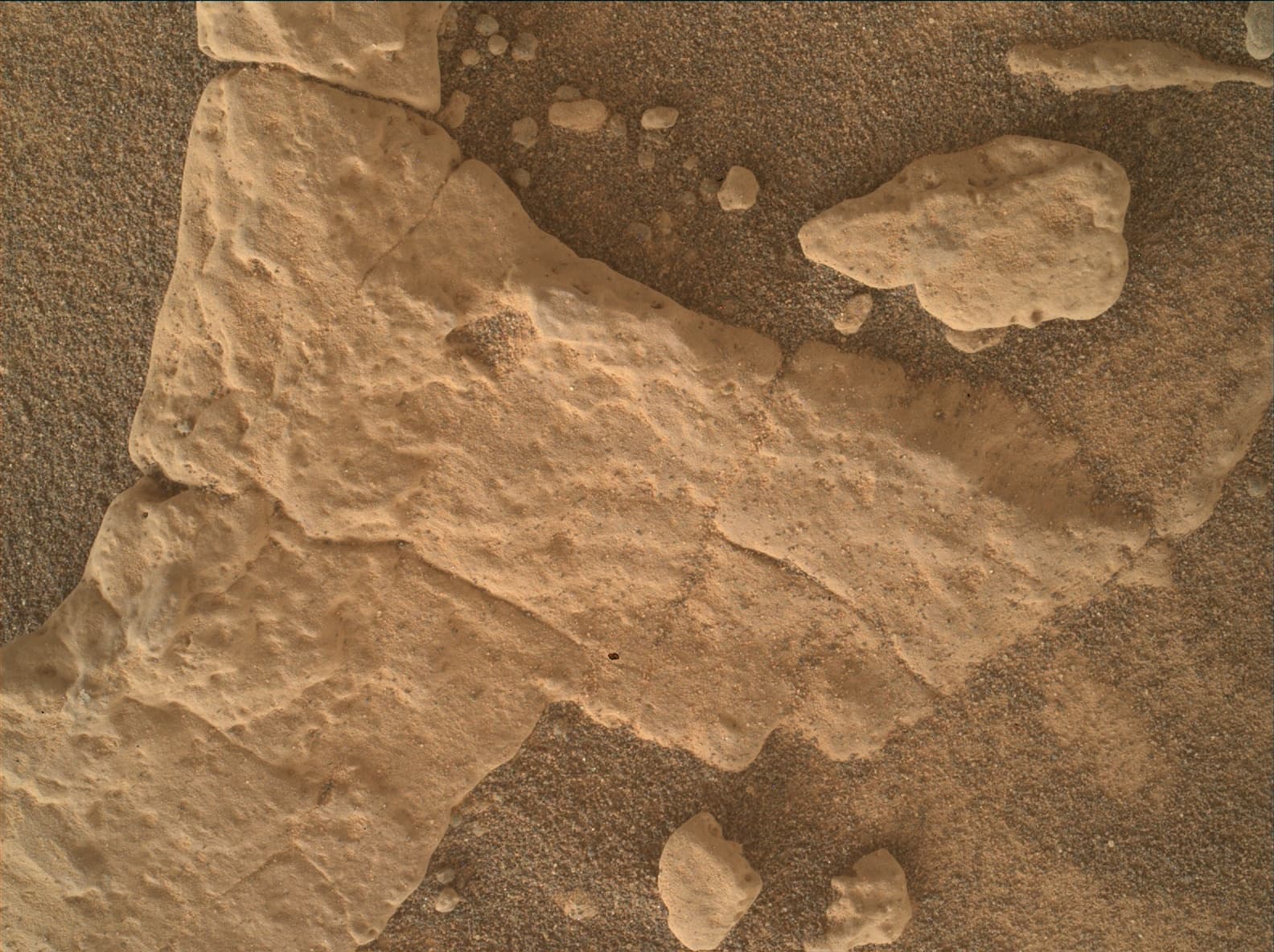 Foto de Marte da câmera MAHLI