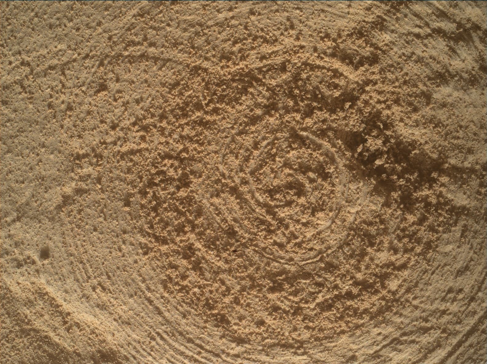 Foto de Marte da câmera MAHLI