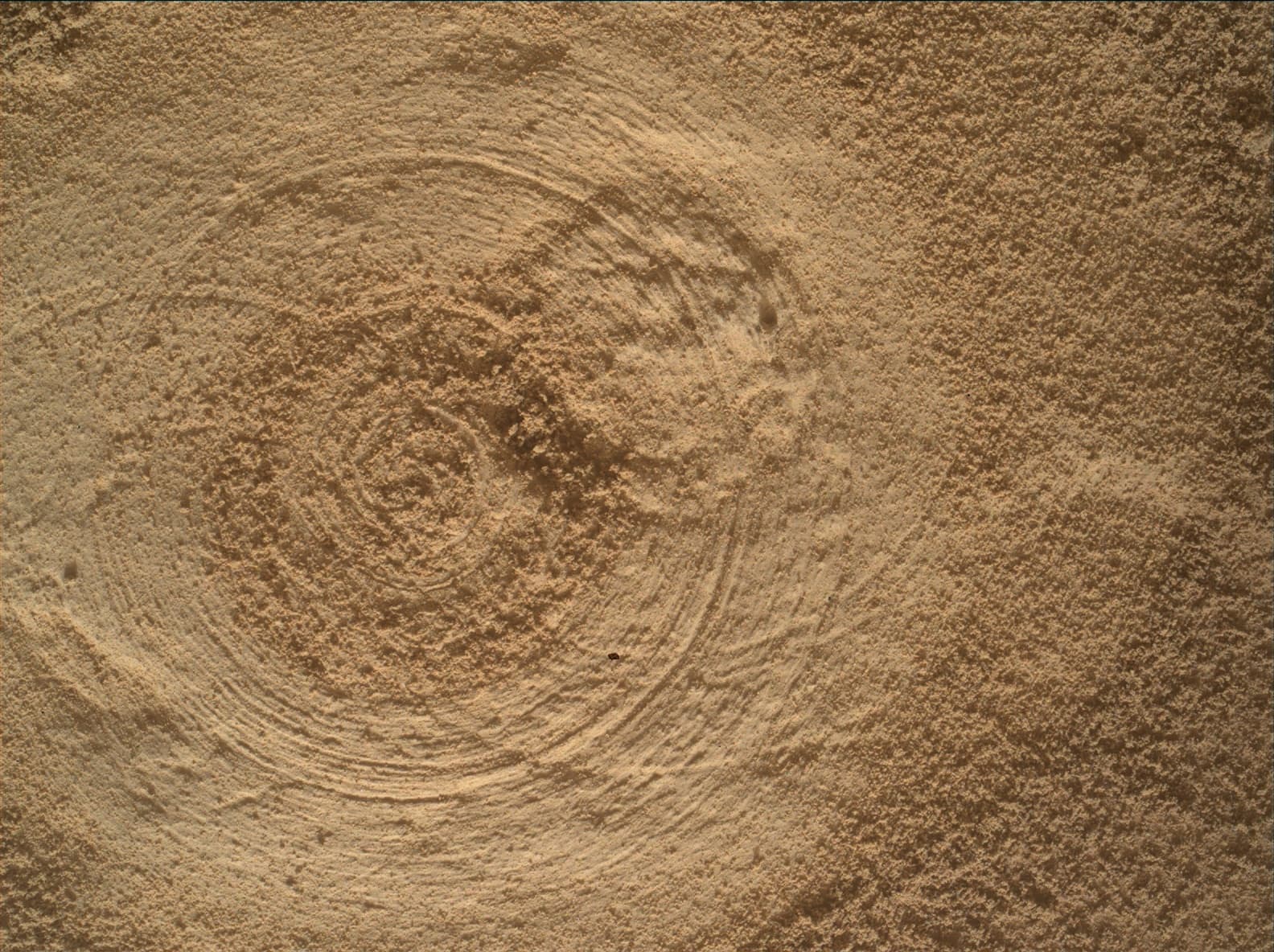 Foto de Marte da câmera MAHLI