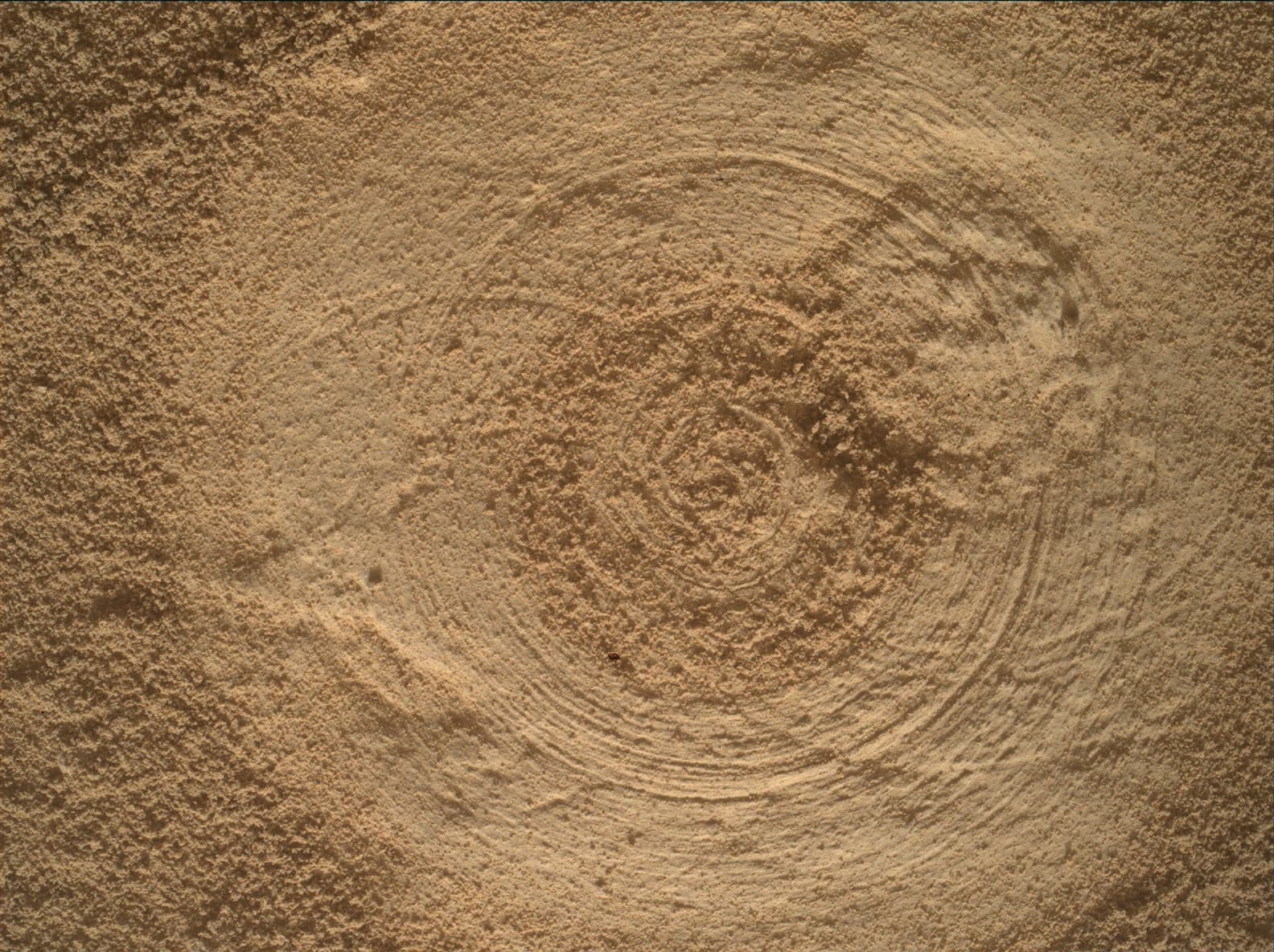 Foto de Marte da câmera MAHLI