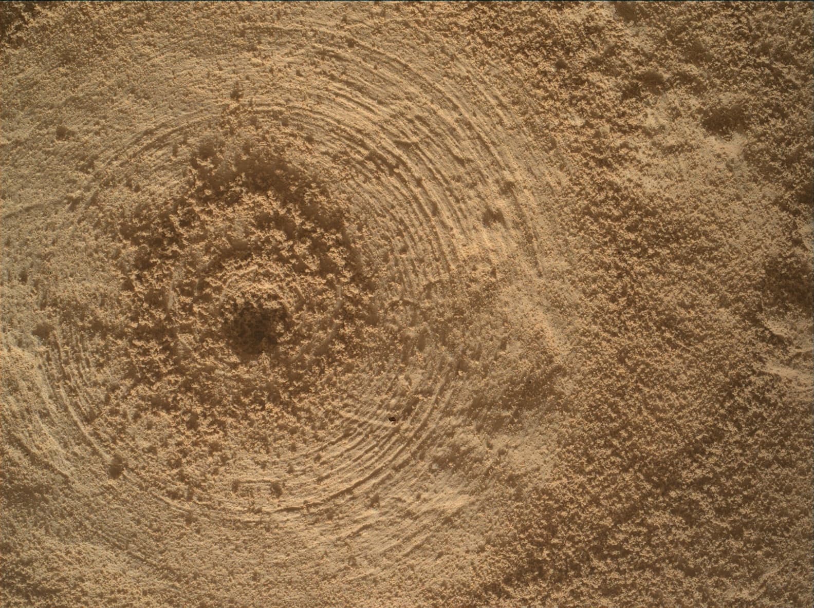 Foto de Marte da câmera MAHLI