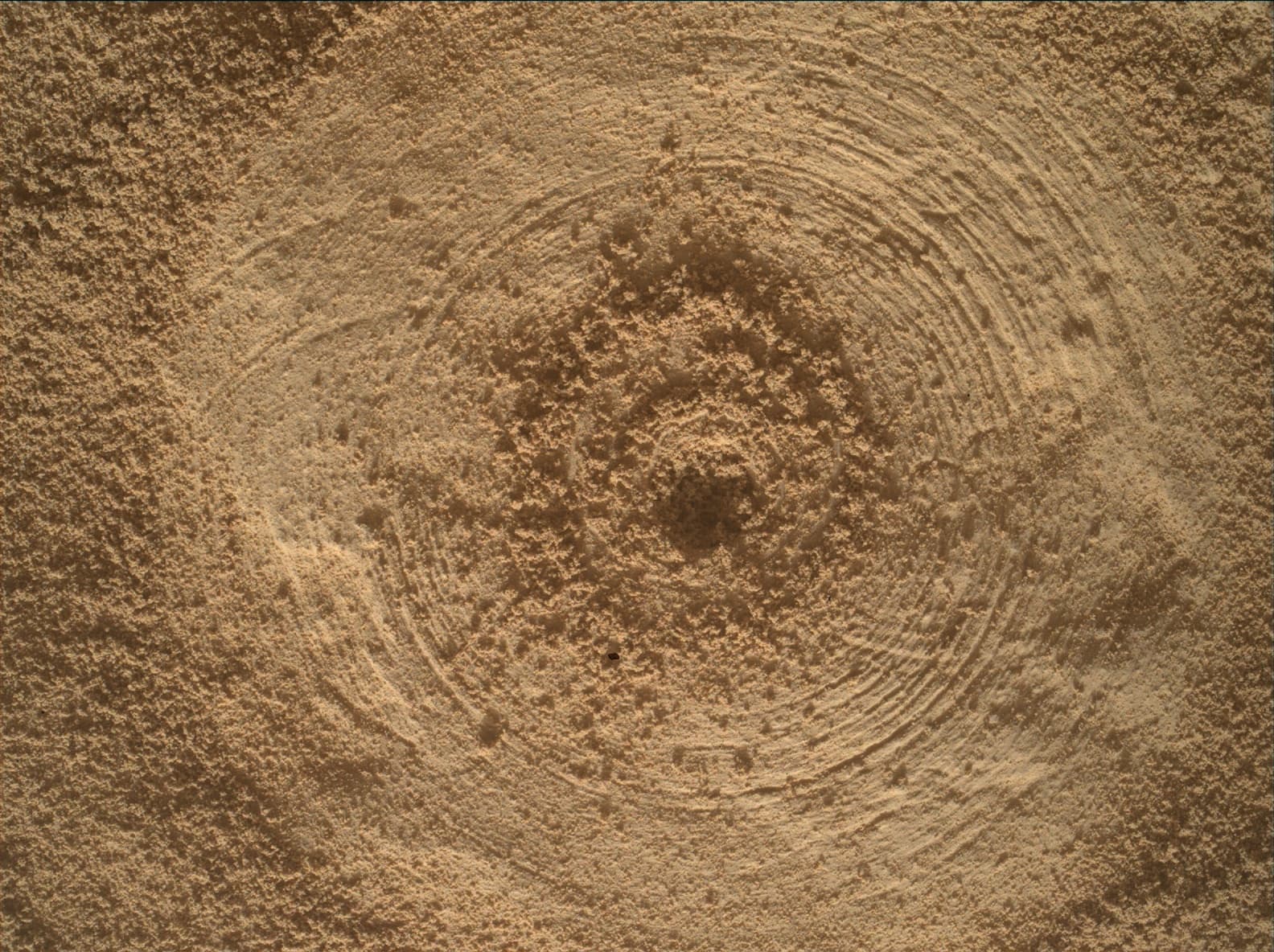 Foto de Marte da câmera MAHLI