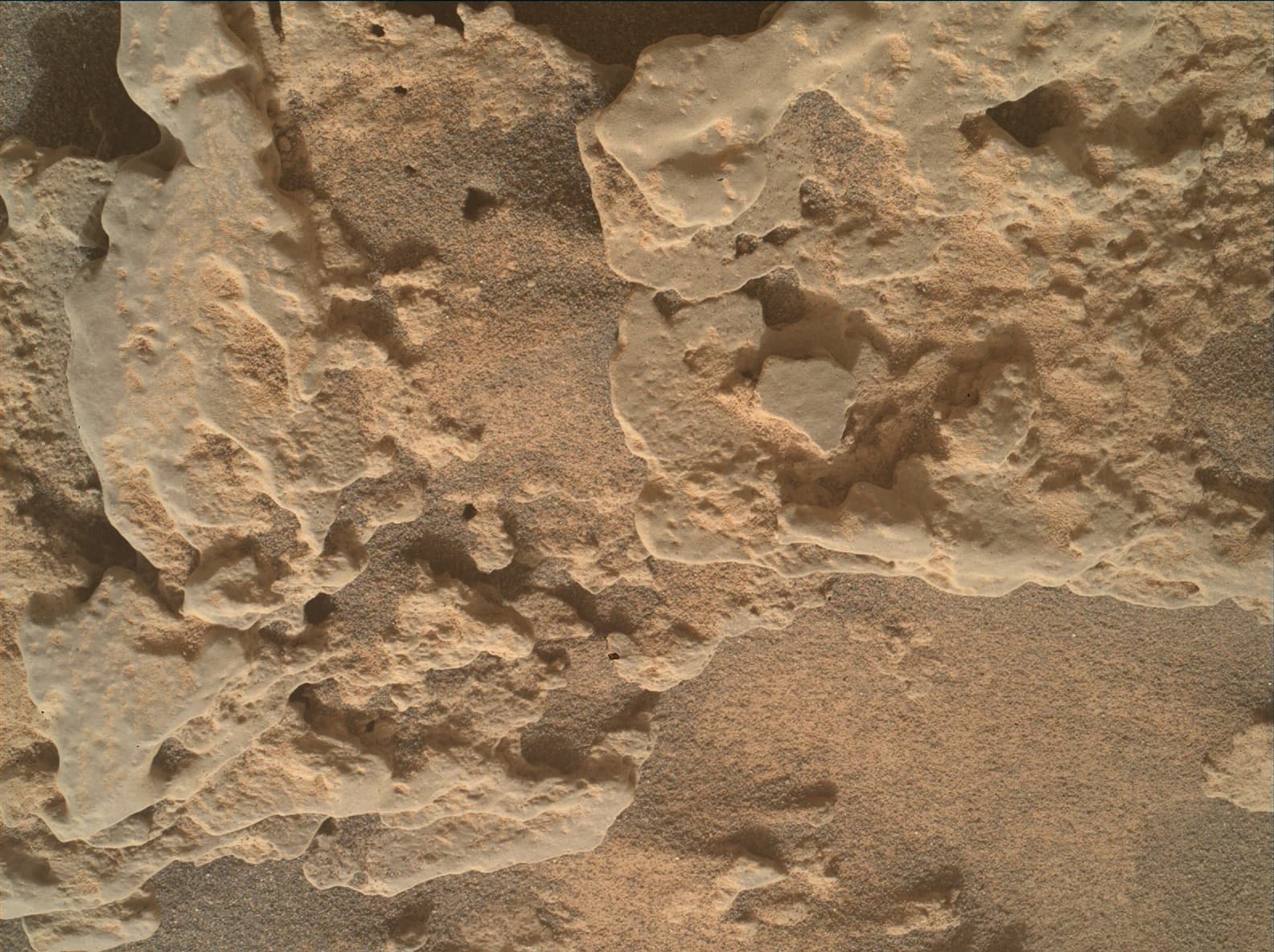Foto de Marte da câmera MAHLI