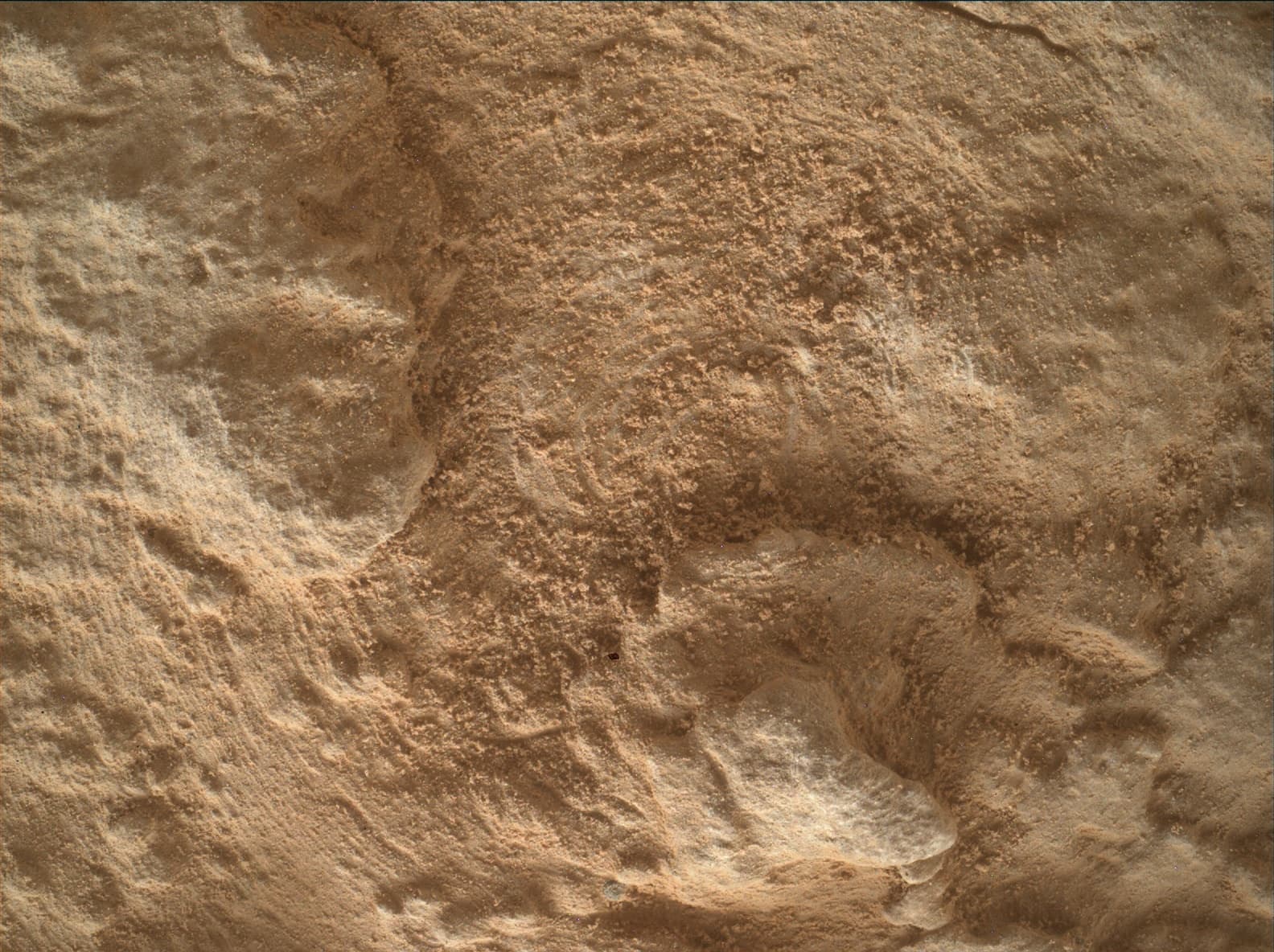 Foto de Marte da câmera MAHLI