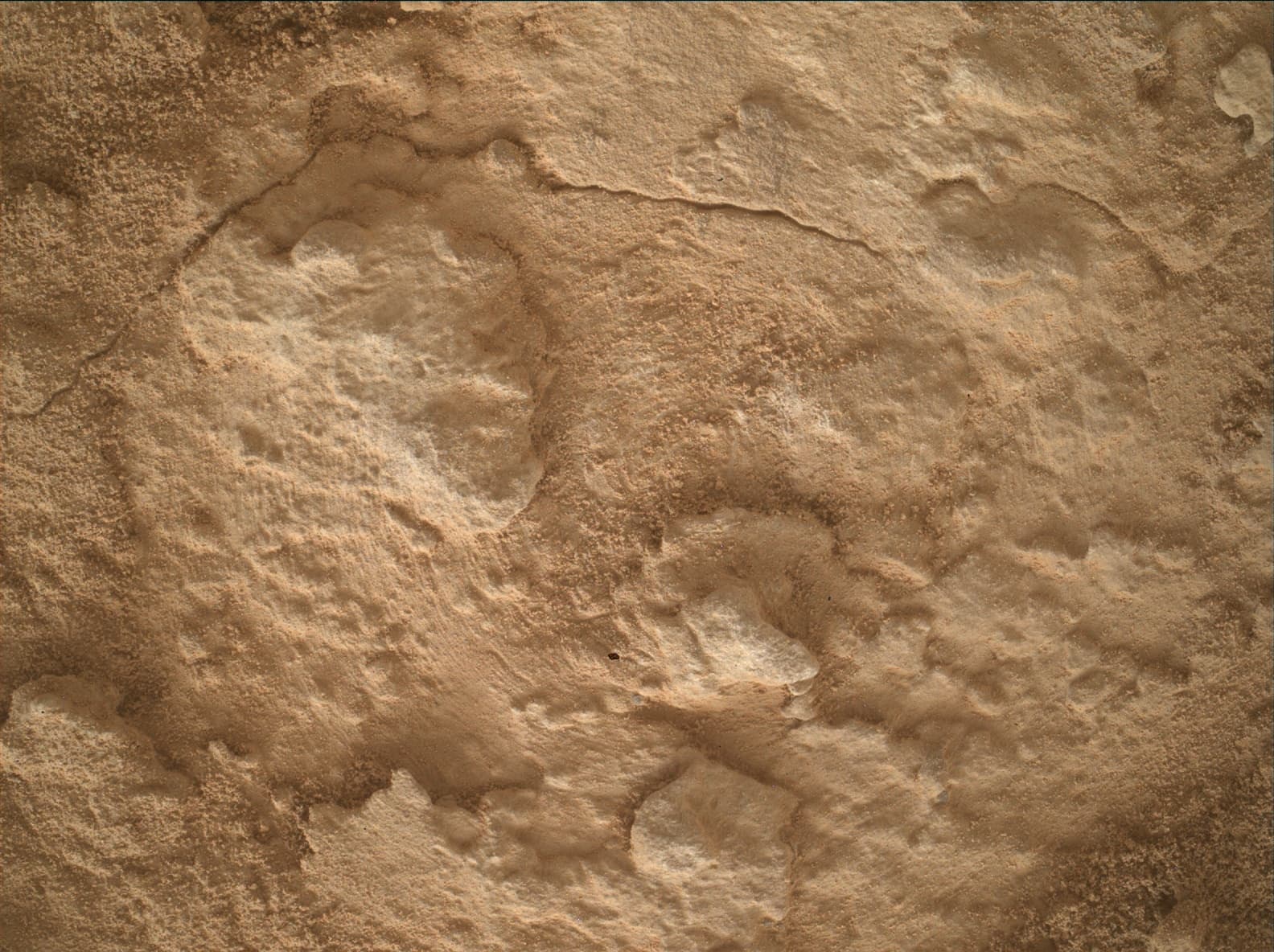 Foto de Marte da câmera MAHLI