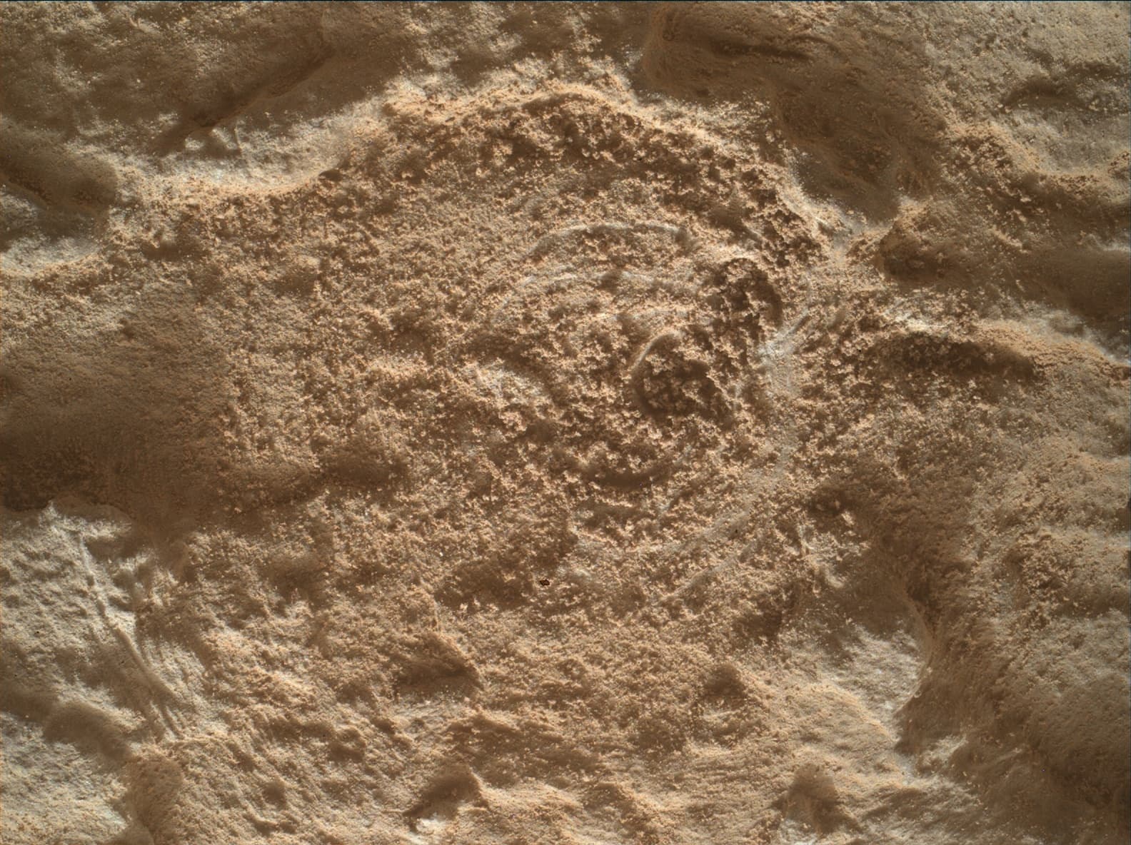 Foto de Marte da câmera MAHLI