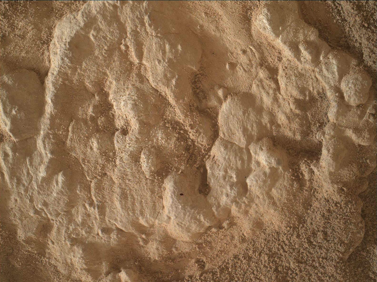 Mars image captured by MAHLI on Curiosity