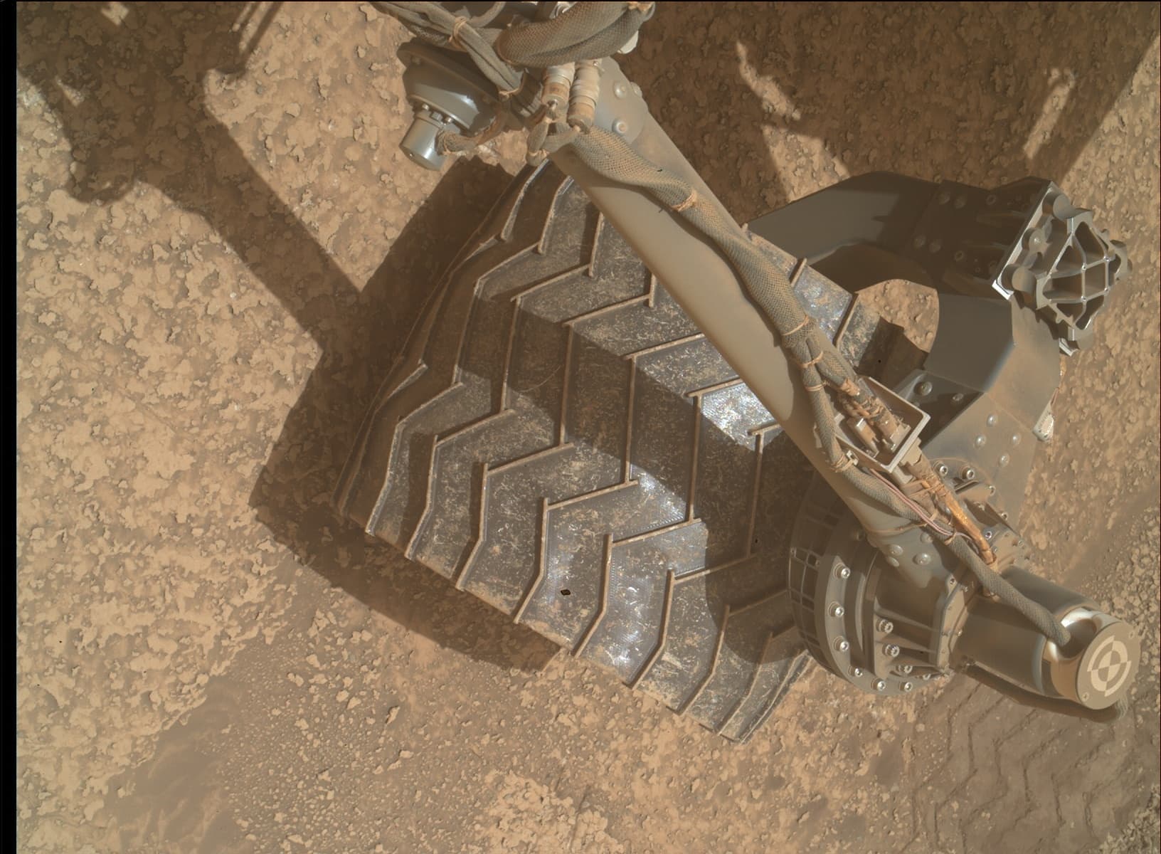 Mars image captured by MAHLI on Curiosity