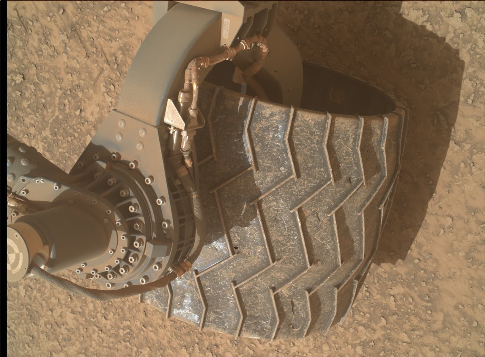 Mars image captured by MAHLI on Curiosity