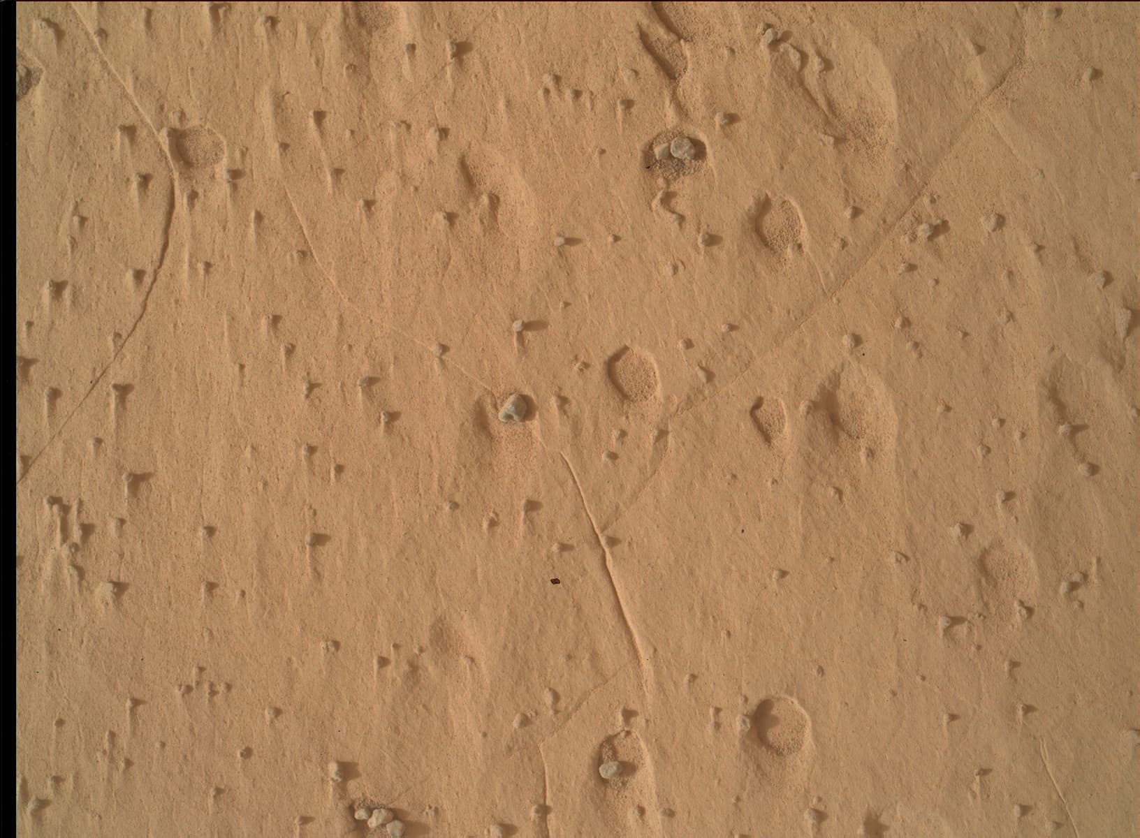 Mars image captured by MAHLI on Curiosity