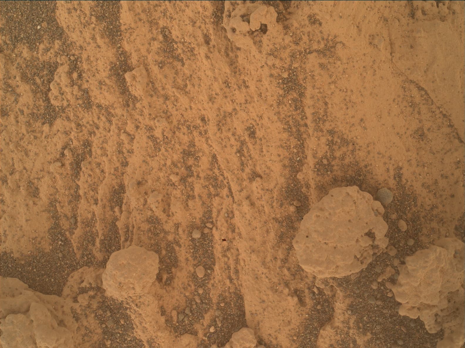 Foto de Marte da câmera MAHLI