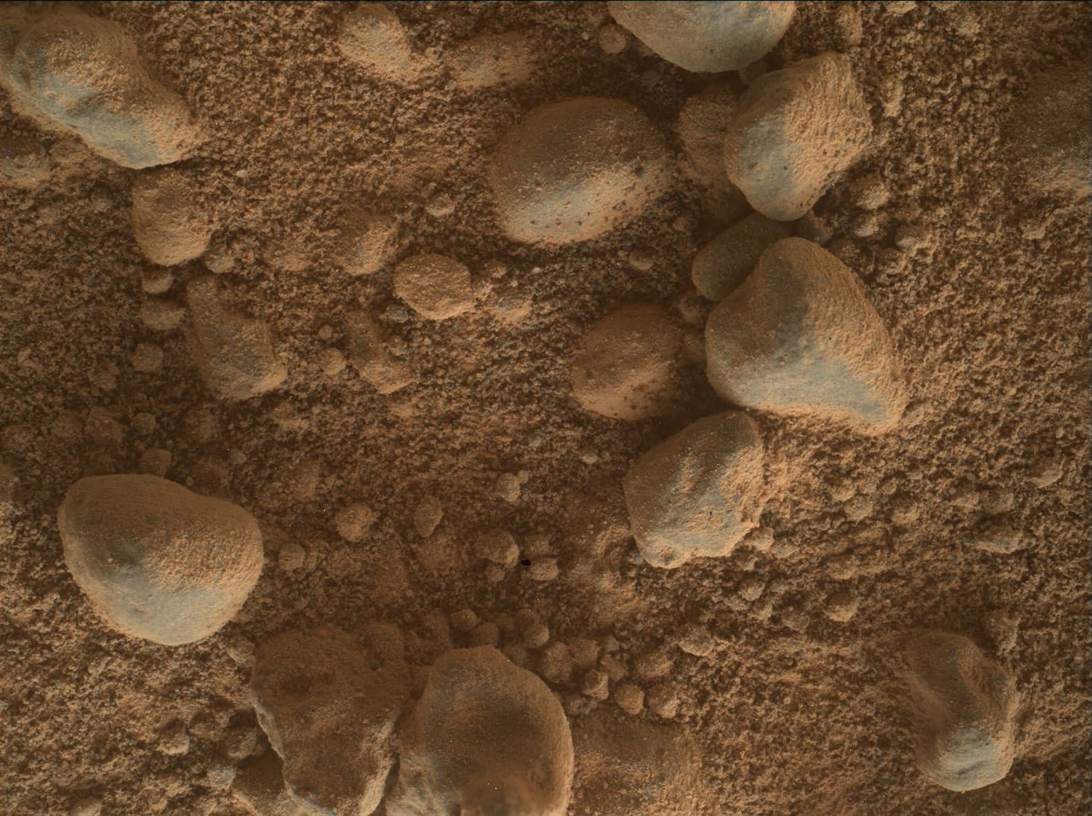 Mars image captured by MAHLI on Curiosity