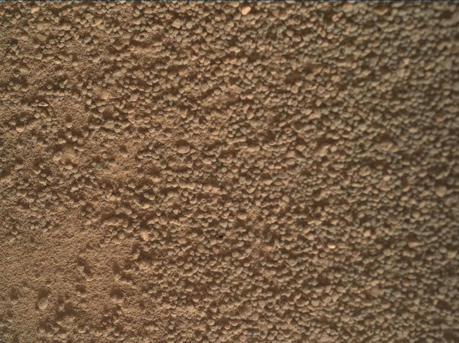 Foto de Marte da câmera MAHLI