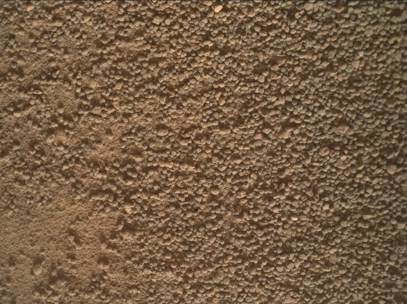Foto de Marte da câmera MAHLI