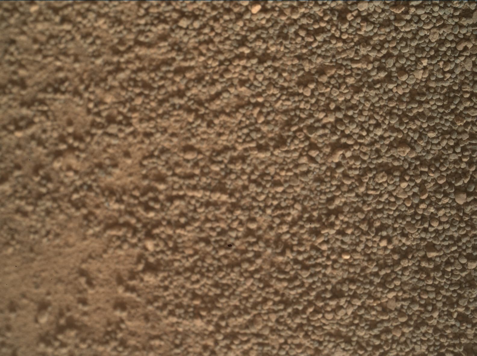 Foto de Marte da câmera MAHLI