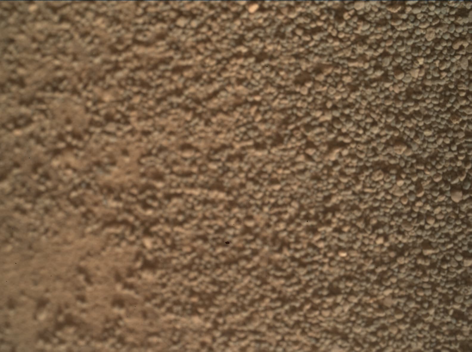 Foto de Marte da câmera MAHLI