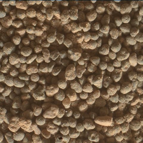 Foto de Marte da câmera MAHLI