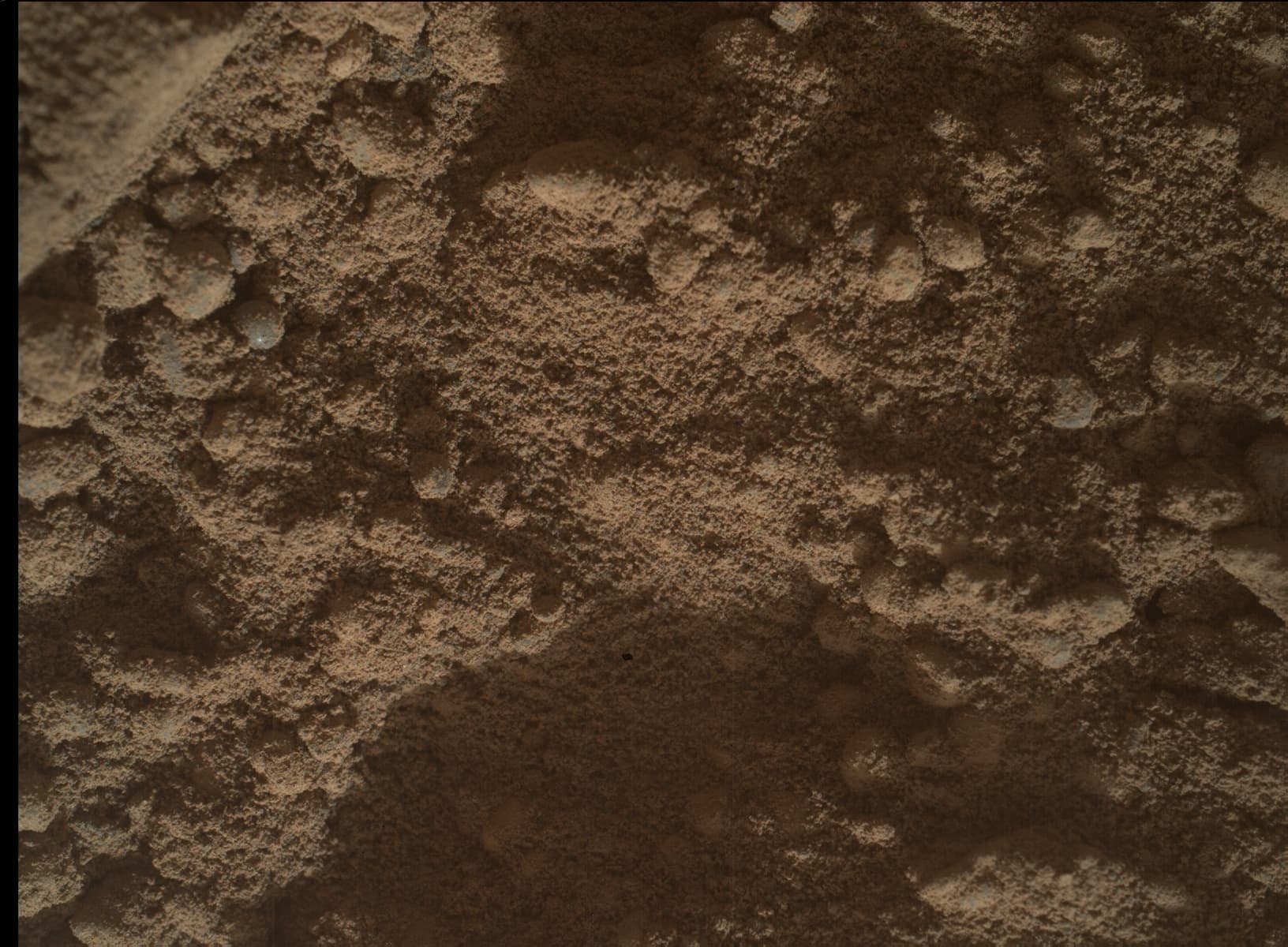 Mars image captured by MAHLI on Curiosity
