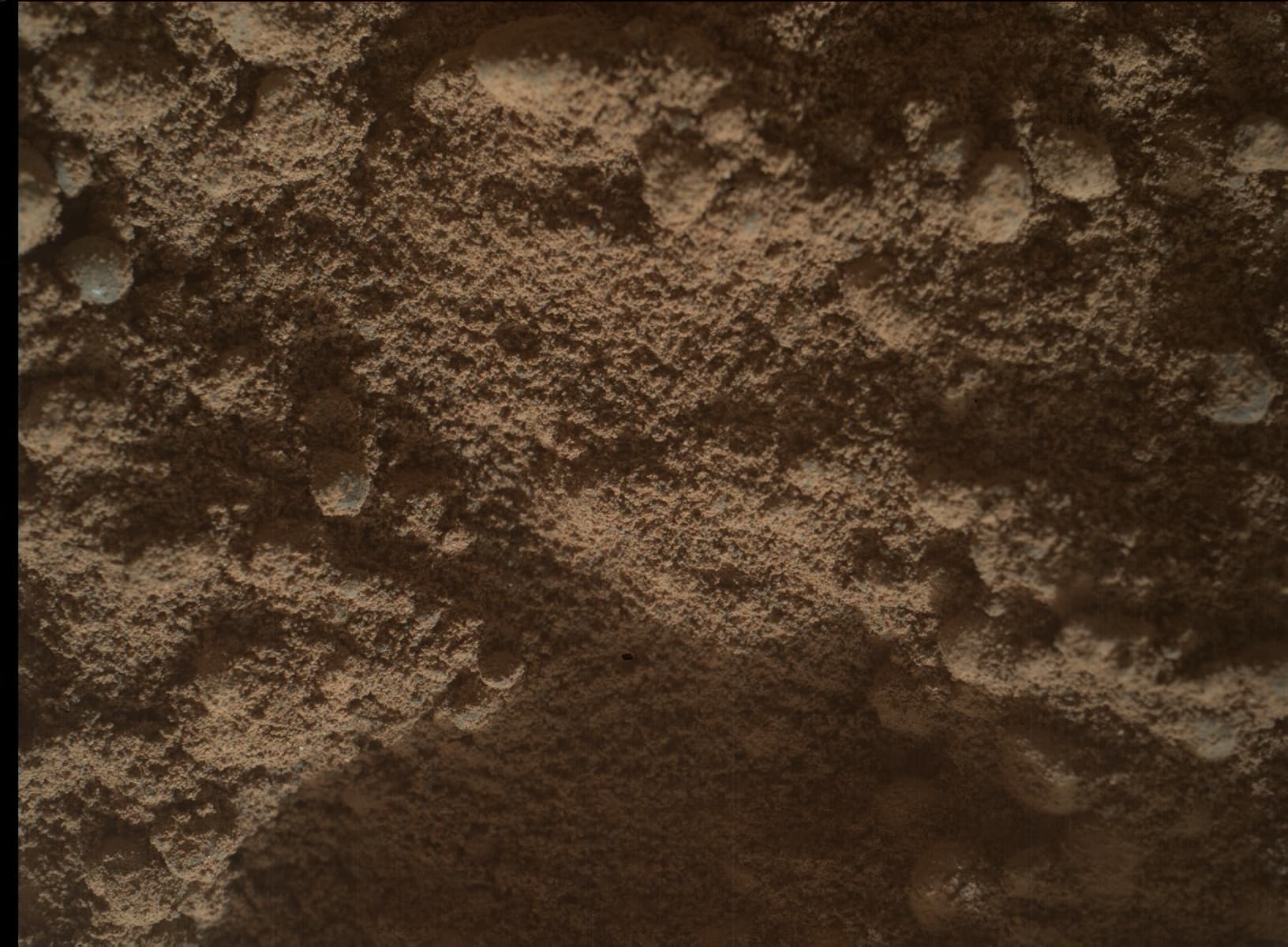 Mars image captured by MAHLI on Curiosity