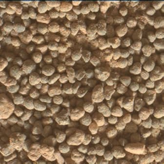 Foto de Marte da câmera MAHLI