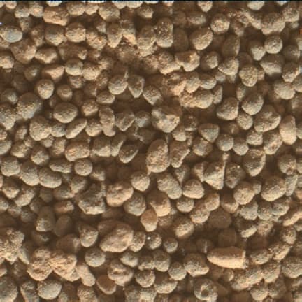 Foto de Marte da câmera MAHLI