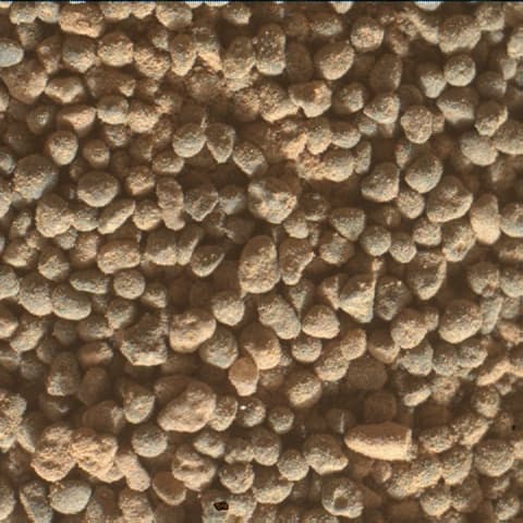 Foto de Marte da câmera MAHLI
