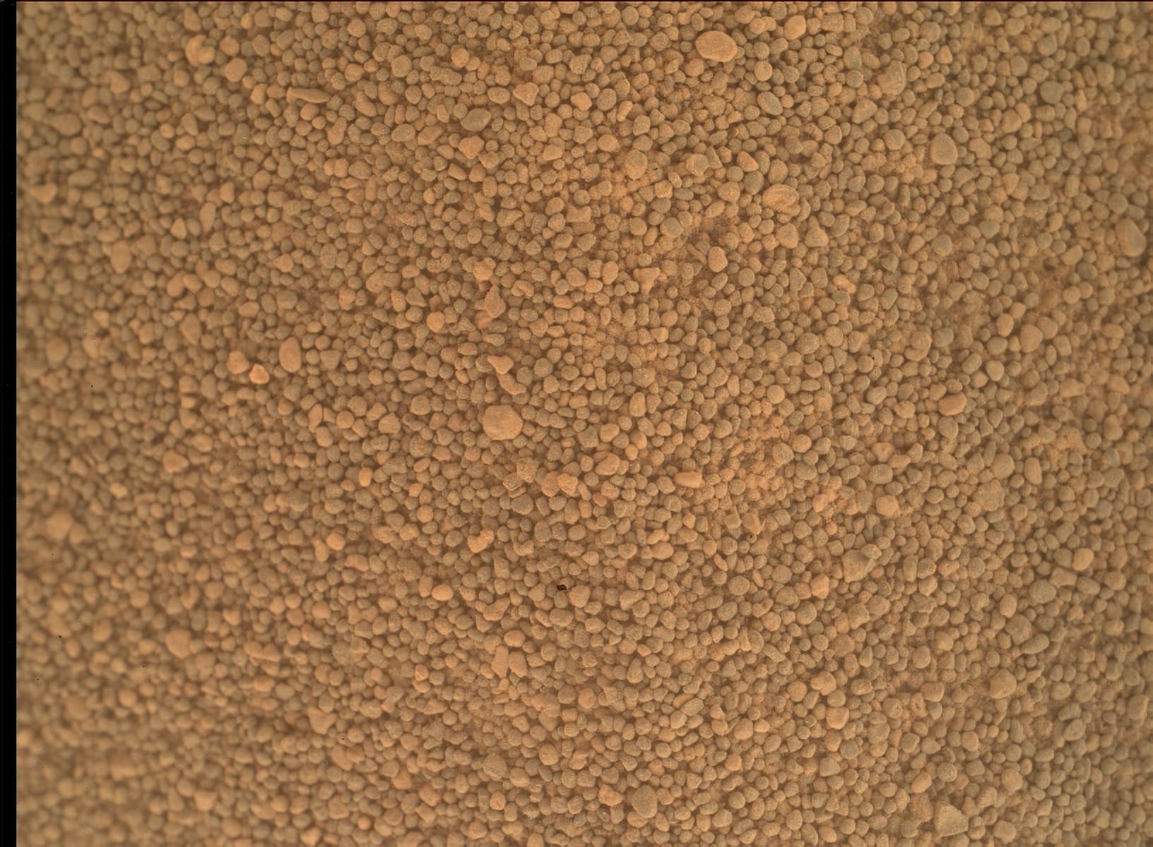 Foto de Marte da câmera MAHLI