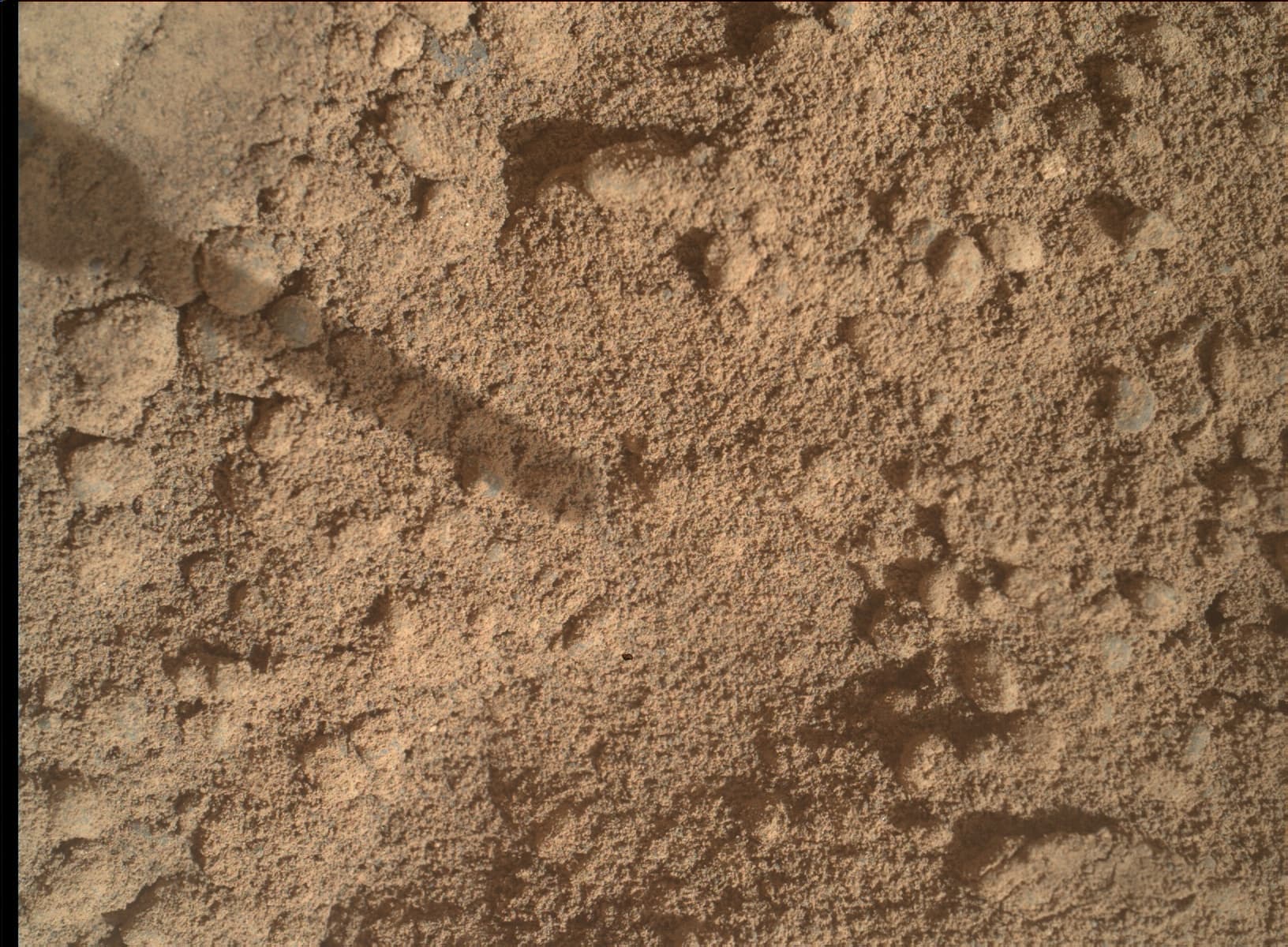 Foto de Marte da câmera MAHLI