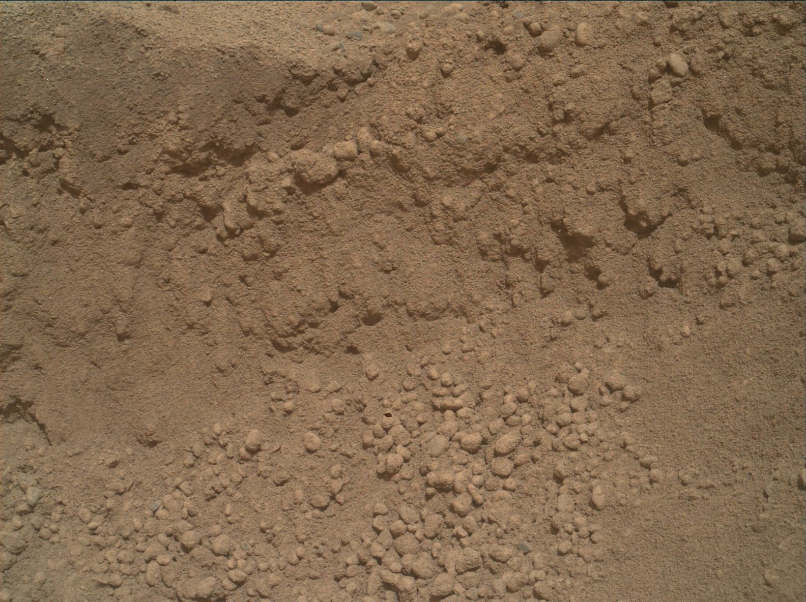 Foto de Marte da câmera MAHLI