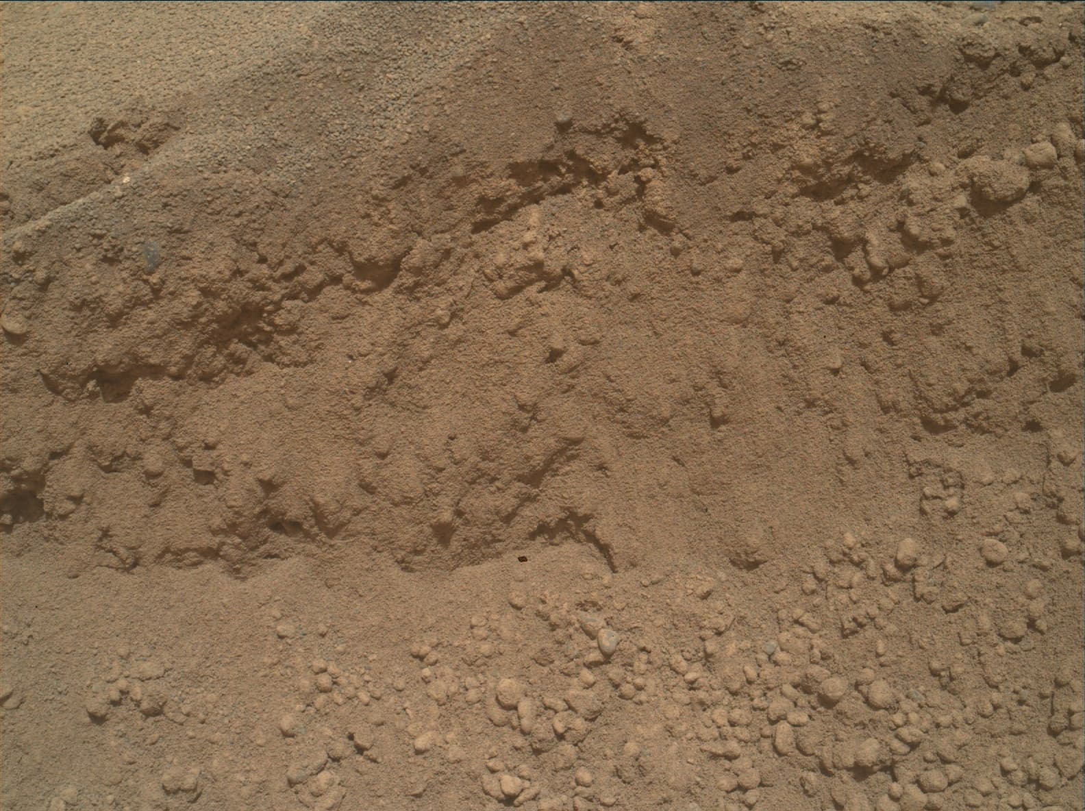 Foto de Marte da câmera MAHLI
