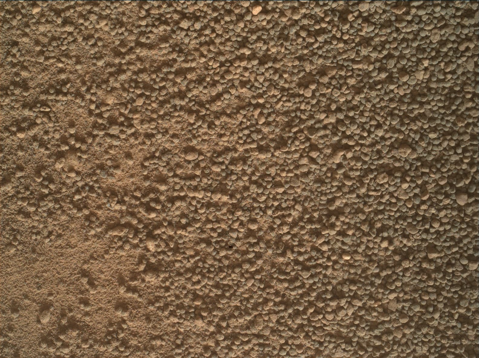 Foto de Marte da câmera MAHLI