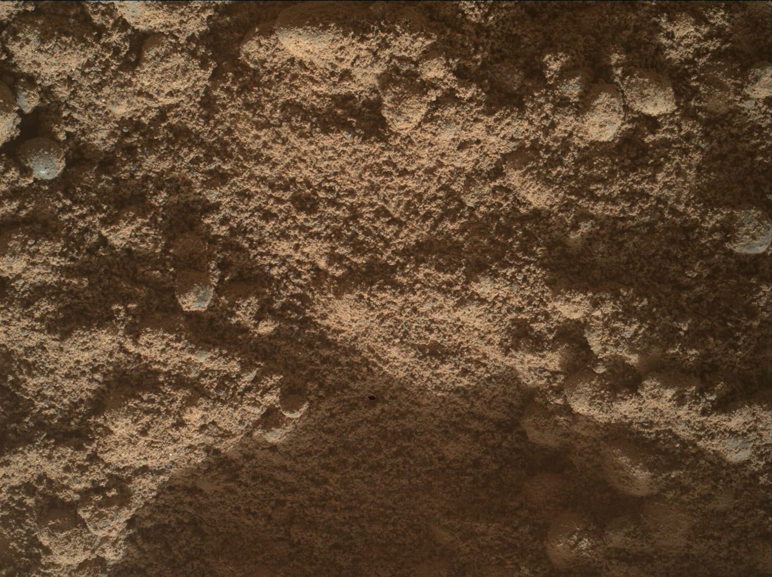 Foto de Marte da câmera MAHLI