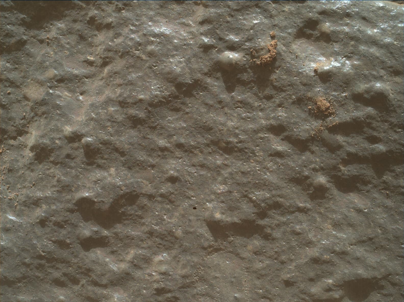 Foto de Marte da câmera MAHLI