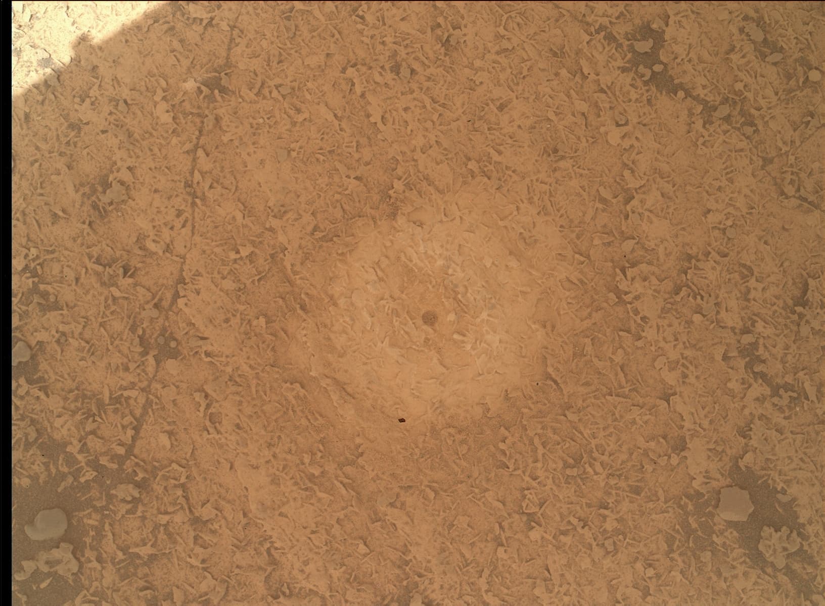Foto de Marte da câmera MAHLI