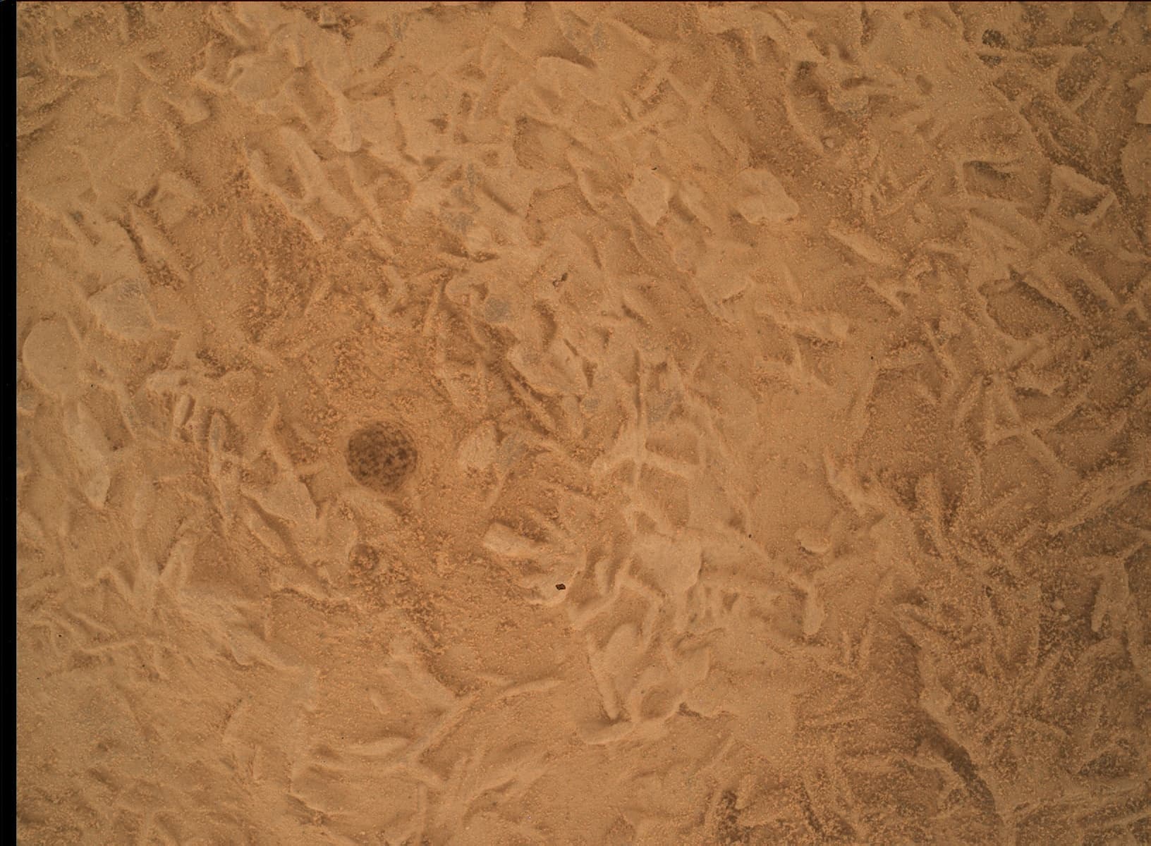 Foto de Marte da câmera MAHLI