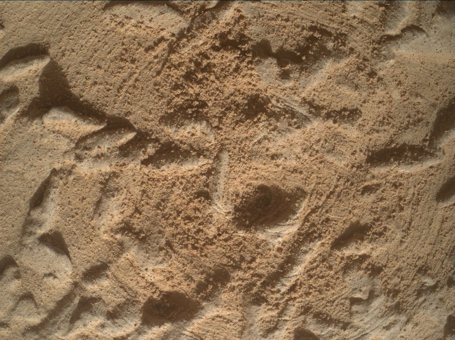 Mars image captured by MAHLI on Curiosity