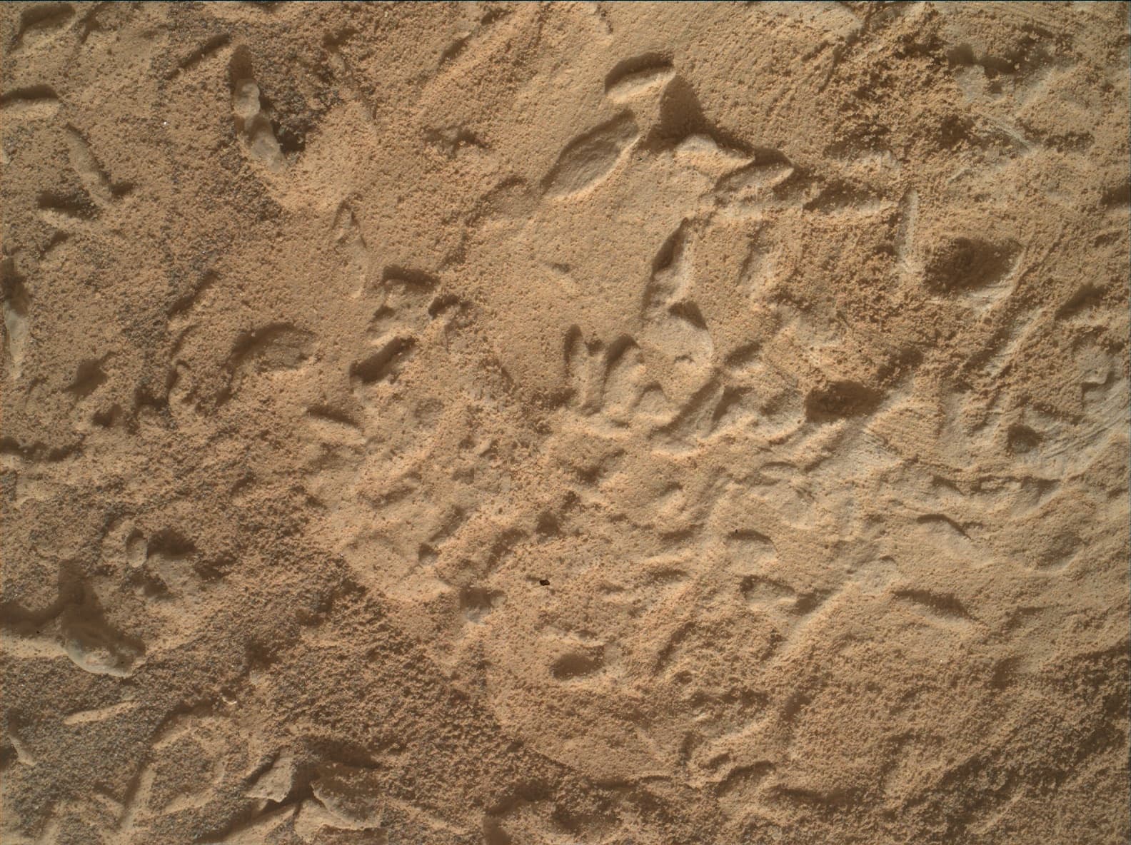 Mars image captured by MAHLI on Curiosity