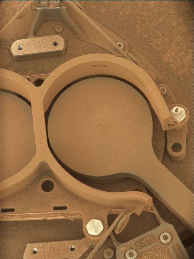 Mars image captured by MAST_LEFT on Curiosity